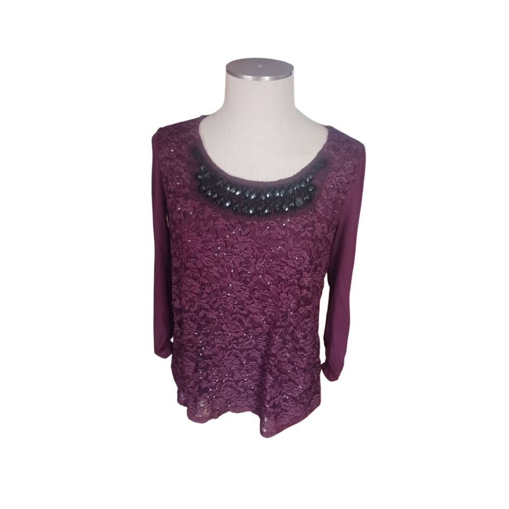 Vanity fashion high sparkle cranberry new with tags medium